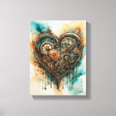 ステームパンク愛 キャンバスプリント (正面)