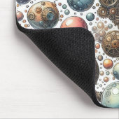 ステームパンク抽象芸術マウスパッド マウスパッド (コーナー)