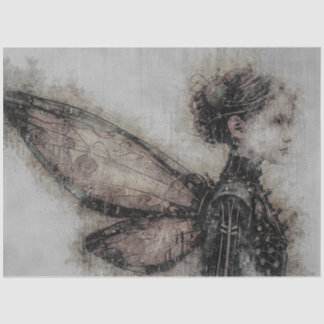 ステームパンク整備士フェアリーのデコページ紙 薄葉紙