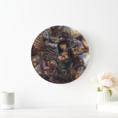 ステームパンク時間旅行者クロック! ラージ壁時計 (ホーム)