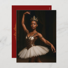 ステームパンク王室のバレリエレガントナファンタジー シーズンポストカード