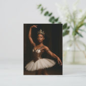 ステームパンク王室のバレリエレガントナファンタジー ポストカード (スタンド正面)