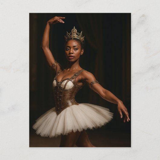 ステームパンク王室のバレリエレガントナファンタジー ポストカード (正面)