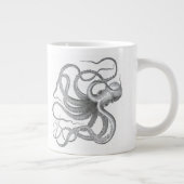 ステームパンク航海のタコヴィンテージクラケンマグカップ ジャンボコーヒーマグカップ (右)