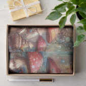 ステームパンク芸術的ウォーター色アリスのデコページ 薄葉紙 (ギフト)