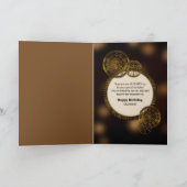 ステームパンク誕生日孫金属ギアギター カード (内部)