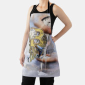 ステームパンク誕生日文字B エプロン (インサイチュ)