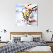 ステームパンク誕生日文字B キャンバスプリント (インサイチュ (寝室))