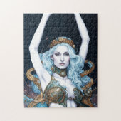 ステームパンク踊り女性 ジグソーパズル (縦)