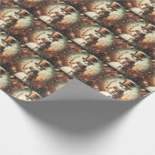 ステームパンク雪だるま ラッピングペーパー (角)