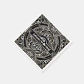 ステームパンク魔法誕生日 スタンダードカクテルナプキン (角)