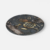 ステームパンク、スクラップブック作り ペーパープレート (アングル)