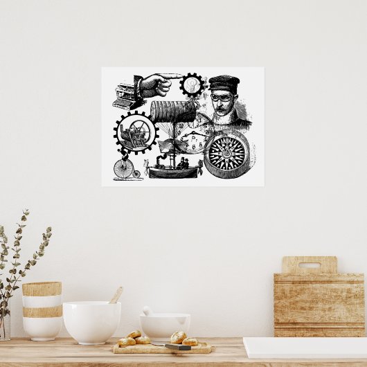 ステームパンク ポスター (キッチン)