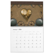 ステームパ素晴らしンクハート カレンダー (1月 2026)