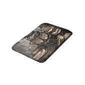 ステームパ華美ンクカルドロン |スペルブックと時計 バスマット (アングル)