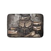 ステームパ華美ンクカルドロン |スペルブックと時計 バスマット (正面)