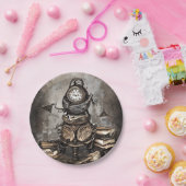 ステームパ華美ンクカルドロン |スペルブックと時計 ペーパープレート (パーティー)