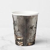 ステームパ華美ンクカルドロン |スペルブックと時計 紙コップ (右)