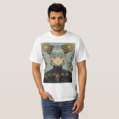 ステームパ華美ンクファンタジーアニメガール Tシャツ (正面フル)