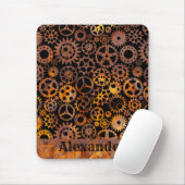 ステームプンすごいクカラフルラスティギア名前をカスタムする マウスパッド (マウス)