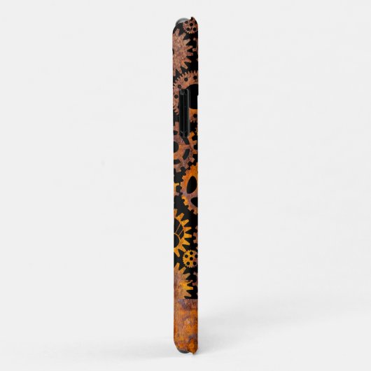 ステームプンすごいクカラフルラスティギア名前をカスタムする Case-Mate iPhoneケース (裏面/右)