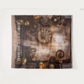 ステームプン結婚クの産業ビクトリアン的背景 タペストリー (正面(横))