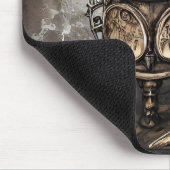 ステームプン華美クカルドロンの魔導書と時計 マウスパッド (コーナー)