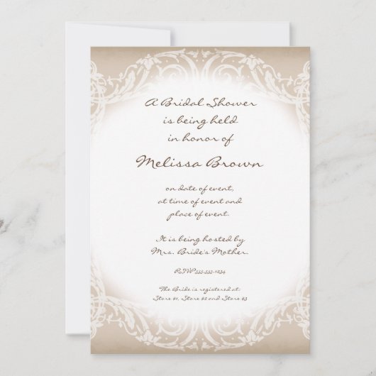 ステーリーピーコックw旋回分岐結婚式招待状 招待状 (正面)