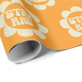 ステー素晴らしいレトログラフィックラッピング紙 ラッピングペーパー (ロールコーナー)