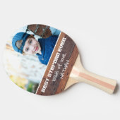 ステ最高のップパパエバ・ファザーズ・デイ2022ウッド・フォト 卓球ラケット (横)