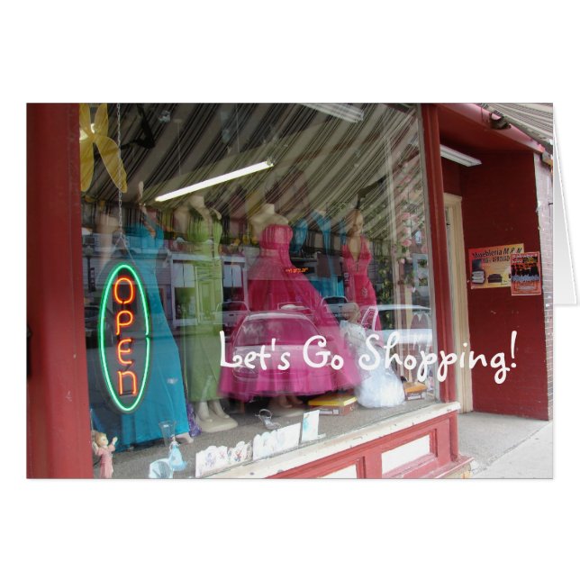 ストアウィンドウディスプレイ行こうショッピング! (正面横)