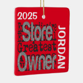 ストアオーナーのExtraordinaireカスタム セラミックオーナメント (右)