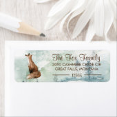 ストアキツネ素朴フォレスト差出人住所 ラベル (インサイチュ)