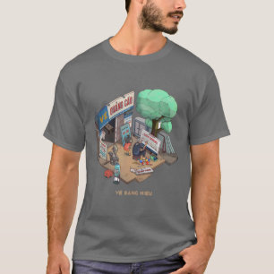 ストアサ広告イゴンベ忙しトナム通りライフ Tシャツ