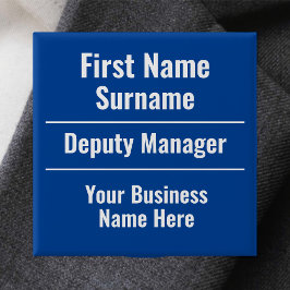 ストアマネージャーまたはショップワーカー 缶バッジ