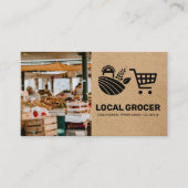 ストアマネージャー | 食料雑貨店 | 農家市場 名刺 (正面)