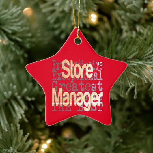 ストアマネージャ非凡 セラミックオーナメント (ツリー)