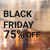 ストアモダンウインドウブラックフライデーセールのウィンドウの固定 ウィンドウサイン (シート2)