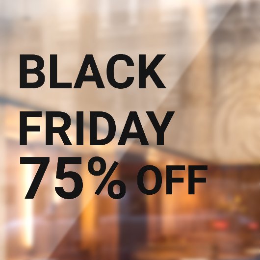 ストアモダンウインドウブラックフライデーセールのウィンドウの固定 ウィンドウサイン (シート2)