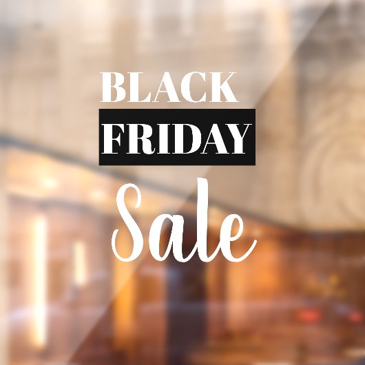 ストアモダンウインドウブラックフライデーセールのウィンドウの固定 ウィンドウサイン (シート2)