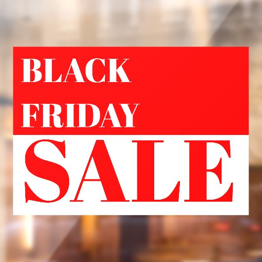 ストアモダンウインドウブラックフライデーセールのウィンドウの固定 ウィンドウサイン (シート2)