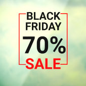 ストアモダンウインドウブラックフライデーセールのウィンドウの固定 ウィンドウサイン (シート3)