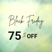 ストアモダンウインドウブラックフライデーセールのウィンドウの固定 ウィンドウサイン (シート3)