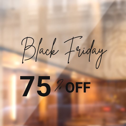 ストアモダンウインドウブラックフライデーセールのウィンドウの固定 ウィンドウサイン (シート2)