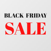 ストアモダンウインドウブラックフライデーセールのウィンドウの固定 ウィンドウサイン (シート)