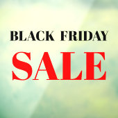 ストアモダンウインドウブラックフライデーセールのウィンドウの固定 ウィンドウサイン (シート3)