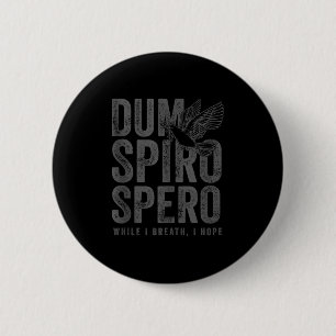 ストア哲学グレー翻訳ストイシズムDum Spi 缶バッジ