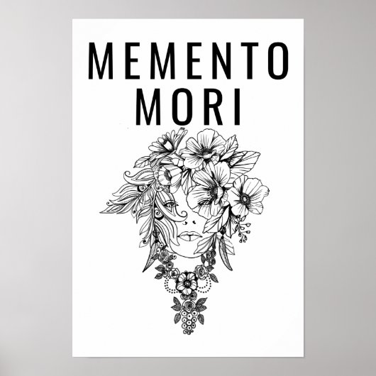 ストア哲学Memento Mori, Marcus Aurelius ポスター (正面)