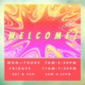 ストア時パーソナライズされた間ウェルカムウィンドウロック ウィンドウサイン (シート3)