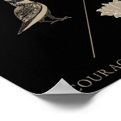 ストア美徳：勇気、知恵、節制、正義 ポスター (角)